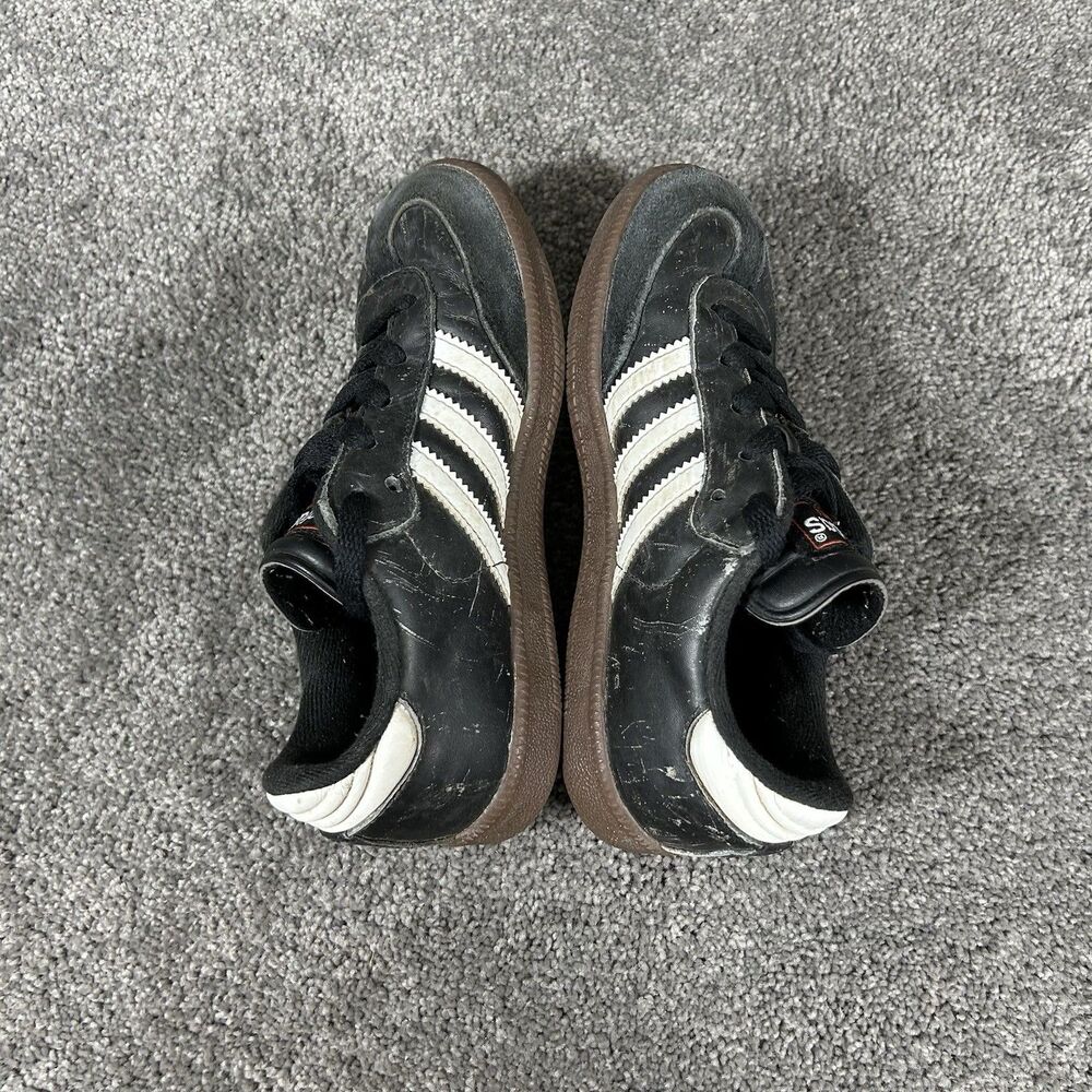 Adidas Samba 036516 Kids Sz 13K Black Indoor Classic Athletic Soccer Shoes Used - Picture 8 of 12